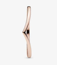 Load image into Gallery viewer, Pandora Rose Polished Wishbone Ring - Fifth Avenue Jewellers
