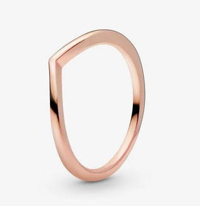 Pandora Rose Polished Wishbone Ring - Fifth Avenue Jewellers