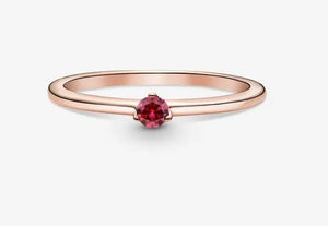 Pandora Rose Red Solitaire Ring - Fifth Avenue Jewellers