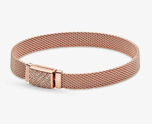 Pandora Rose Reflexions Long Clasp Pavé Bracelet - Fifth Avenue Jewellers