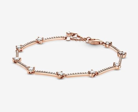 Pandora Bracelet Rose Gold Full Set Womens Fashion Jewelry  Organisers  Bracelets on Carousell