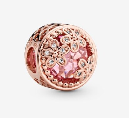 Pandora Rose Sparkling Pink Daisy Flower Charm – Fifth