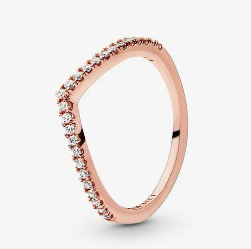 Pandora Rose Sparkling Wishbone Ring - Fifth Avenue Jewellers