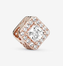 Load image into Gallery viewer, Pandora Rose Square Sparkle Halo Charm - Fifth Avenue Jewellers
