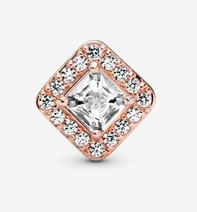 Pandora Rose Square Sparkle Halo Charm - Fifth Avenue Jewellers