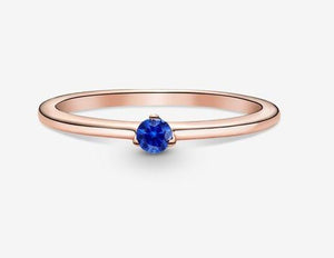 Pandora Rose Stellar Blue Solitaire Ring - Fifth Avenue Jewellers