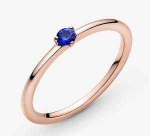 Pandora Rose Stellar Blue Solitaire Ring - Fifth Avenue Jewellers