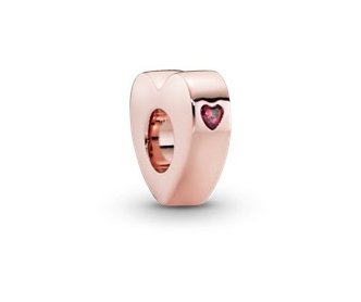 Pandora Rose Two Hearts Spacer Charm - Fifth Avenue Jewellers