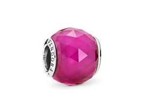 Pandora Ruby Geometric Faceted Charm - Fifth Avenue Jewellers
