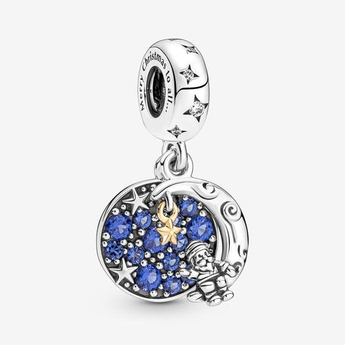 Pandora Santa Claus On The Moon Double Dangle Charm - Fifth Avenue Jewellers