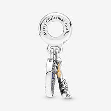 Load image into Gallery viewer, Pandora Santa Claus On The Moon Double Dangle Charm - Fifth Avenue Jewellers

