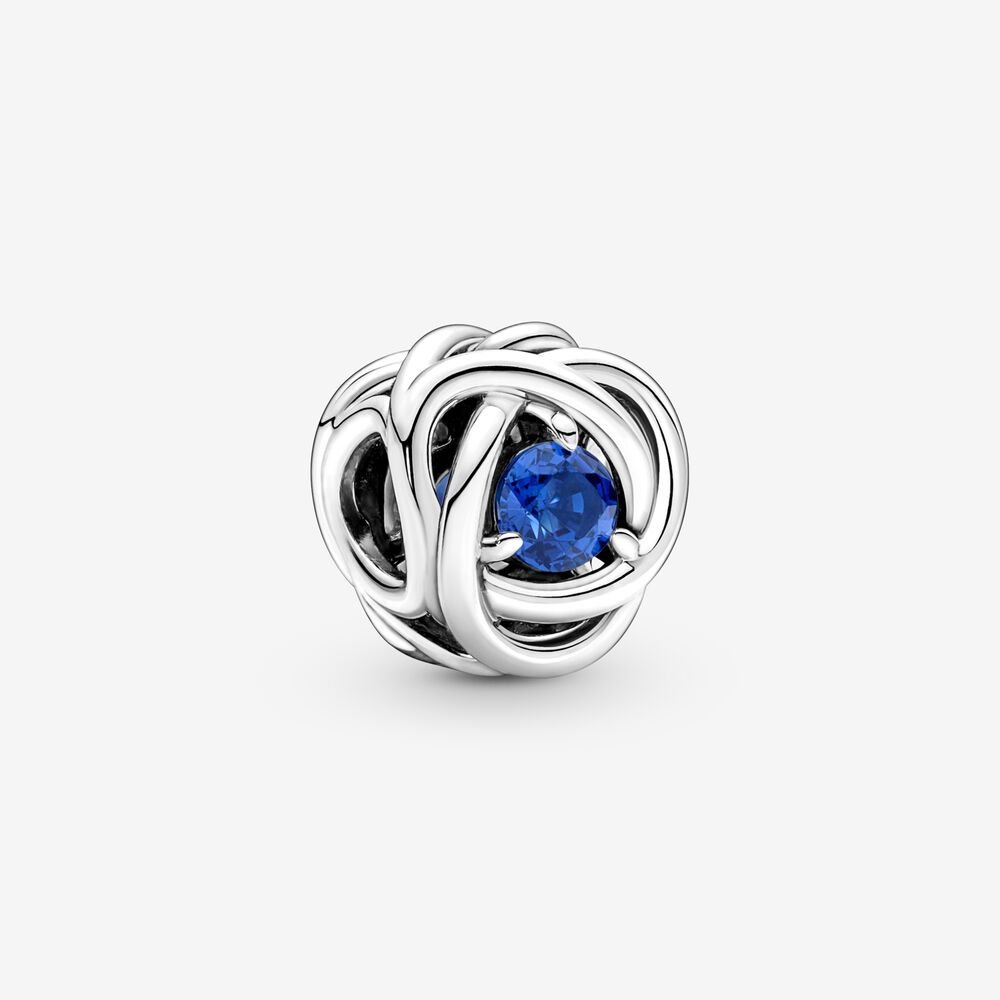 Pandora September Blue Eternity Circle Charm - Fifth Avenue Jewellers