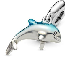 Load image into Gallery viewer, Pandora Shimmering Dolphin Dangle Charm - Fifth Avenue Jewellers
