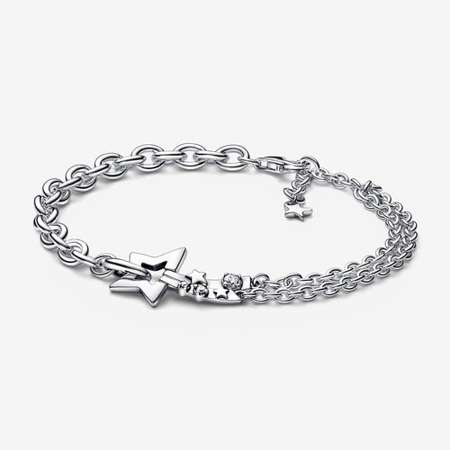 Pandora Shooting Star Double Chain Bracelet - Fifth Avenue Jewellers