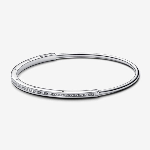 Pandora Signature I-D Pavé Bangle - Fifth Avenue Jewellers
