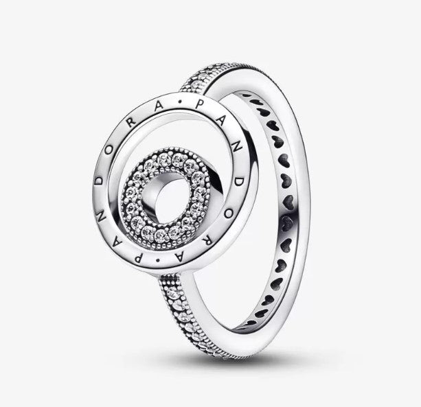 【値下げ】PANDORA シルバー Signature LOGO Ring Pandora Signature Ring - Danson Jewelers