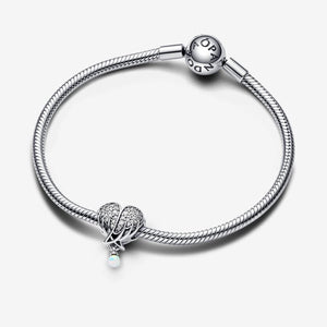 Pandora Sparkling Angel Wings & Heart Charm - Fifth Avenue Jewellers
