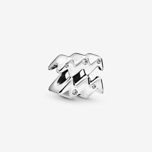 Pandora Sparkling Aquarius Zodiac Charm - Fifth Avenue Jewellers
