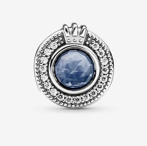 Pandora Sparkling Blue Crown O Charm - Fifth Avenue Jewellers