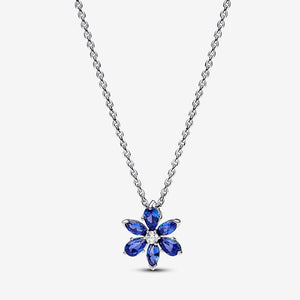 Pandora Sparkling Blue Herbarium Cluster Pendant Necklace - Fifth Avenue Jewellers