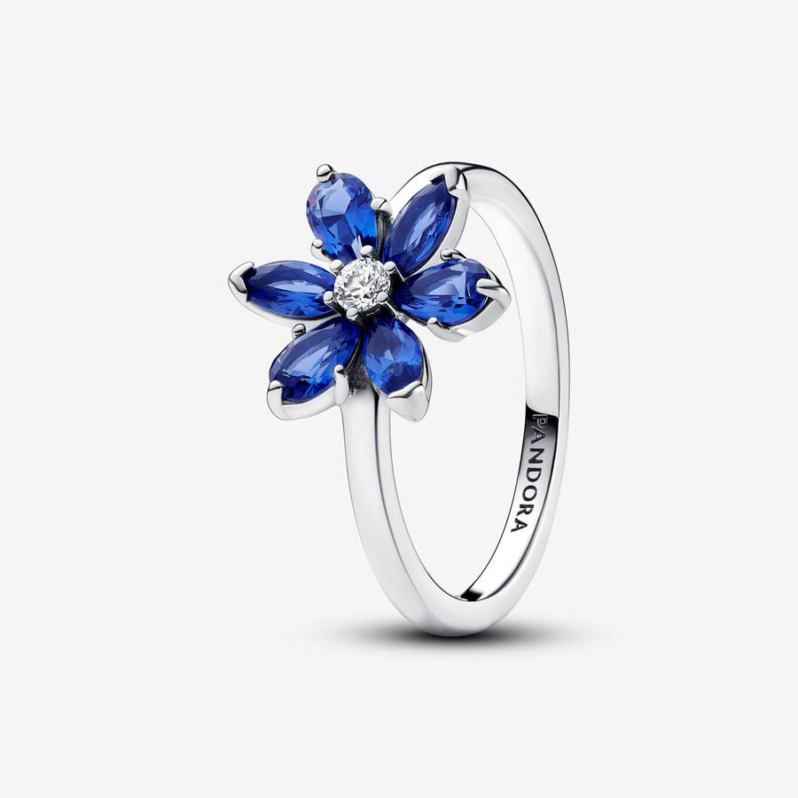 Pandora Sparkling Blue Herbarium Cluster Ring - Fifth Avenue Jewellers