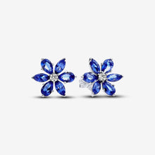 Load image into Gallery viewer, Pandora Sparkling Blue Herbarium Cluster Stud Earrings - Fifth Avenue Jewellers
