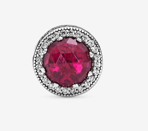 Pandora Sparkling Cerise Pink Charm - Fifth Avenue Jewellers