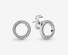 Load image into Gallery viewer, Pandora Sparkling Circle Stud Earrings - Fifth Avenue Jewellers
