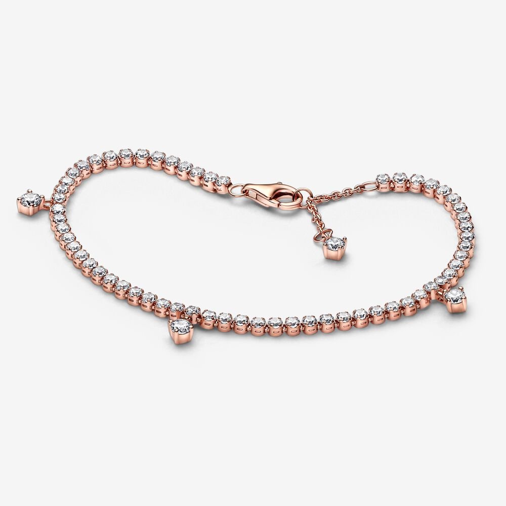 Pandora Sparkling Drops Tennis Bracelet - Fifth Avenue Jewellers