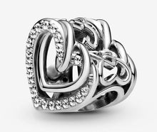 Load image into Gallery viewer, Pandora Sparkling Entwined Hearts Charm - Fifth Avenue Jewellers
