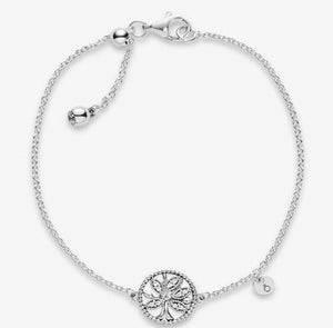 Pandora Sparkling Family Tree Slider Bracelet - Fifth Avenue Jewellers
