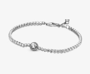 Pandora Sparkling Halo Tennis Bracelet - Fifth Avenue Jewellers