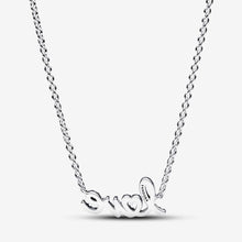 Load image into Gallery viewer, Pandora Sparkling Handwritten Love Collier Necklace - Fifth Avenue Jewellers
