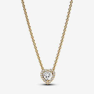 Pandora Sparkling Heart Collier Necklace - Fifth Avenue Jewellers