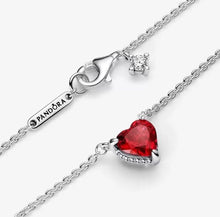 Load image into Gallery viewer, Pandora Sparkling Heart Halo Pendant Collier Necklace - Fifth Avenue Jewellers
