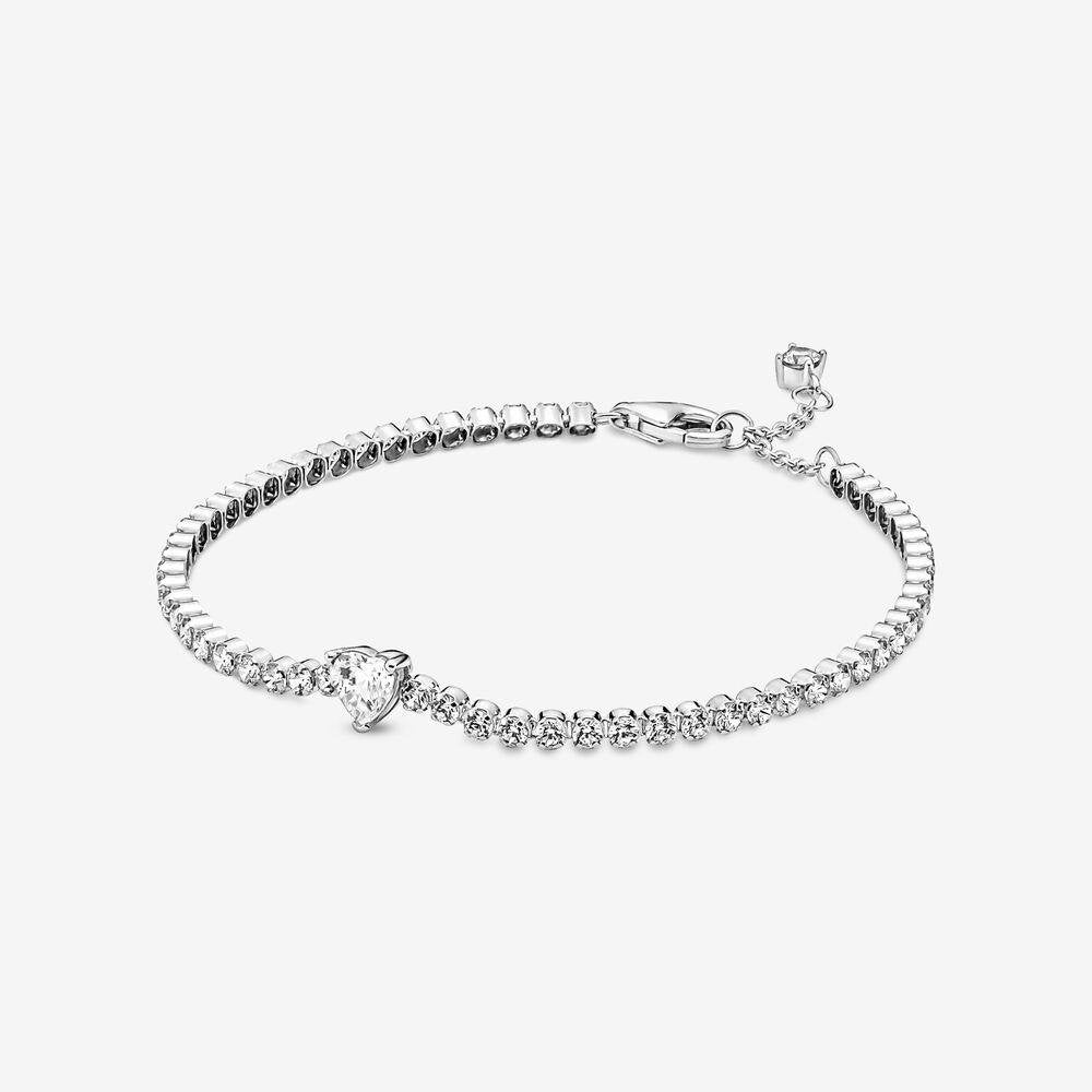 Pandora Sparkling Heart Tennis Bracelet - Fifth Avenue Jewellers