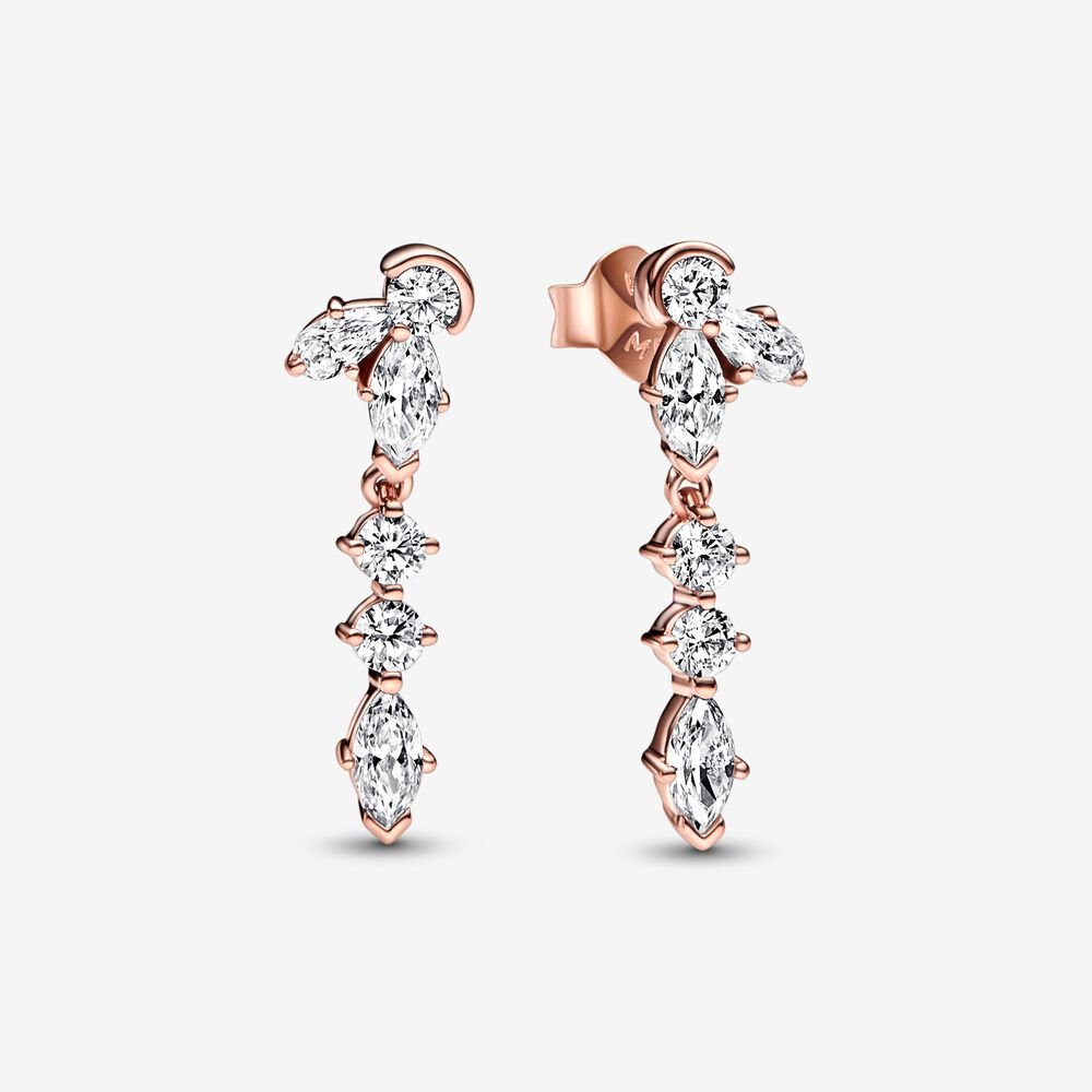 Pandora Sparkling Herbarium Cluster Drop Earrings - Fifth Avenue Jewellers