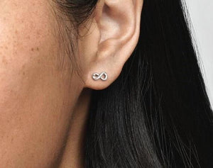 Pandora Sparkling Infinity Stud Earrings - Fifth Avenue Jewellers