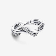 Load image into Gallery viewer, Pandora Sparkling Intertwined Wave Ring - Fifth Avenue Jewellers
