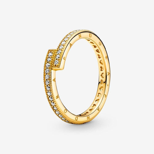 Pandora Sparkling Overlapping Ring - Fifth Avenue Jewellers