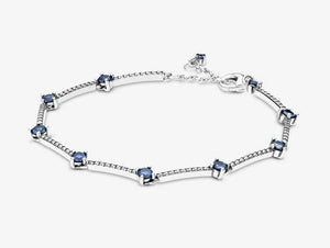 Pandora SparklingBlue  Pavé Bars Bracelet - Fifth Avenue Jewellers
