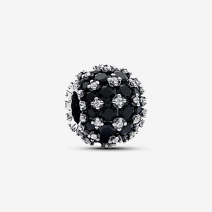 Pandora Sparkling Pavé Round Black Charm - Fifth Avenue Jewellers