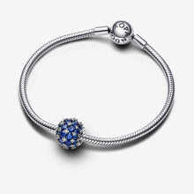 Load image into Gallery viewer, Pandora Sparkling Pavé Round Blue Charm - Fifth Avenue Jewellers
