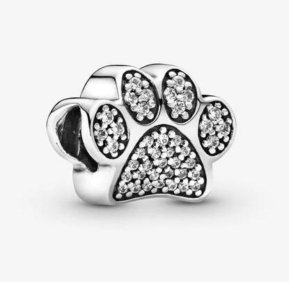 Pandora Sparkling Paw Print Charm - Fifth Avenue Jewellers