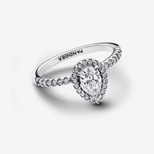 Load image into Gallery viewer, Pandora Sparkling Pear Halo Ring - Fifth Avenue Jewellers
