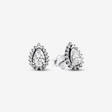 Load image into Gallery viewer, Pandora Sparkling Pear Halo Stud Earrings - Fifth Avenue Jewellers
