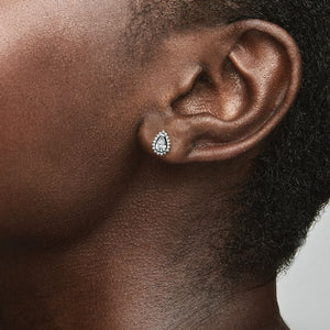 Pandora Sparkling Pear Halo Stud Earrings - Fifth Avenue Jewellers
