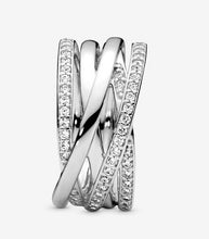 Load image into Gallery viewer, Pandora Sparkling &amp; Polished Lines Ring - Fifth Avenue Jewellers
