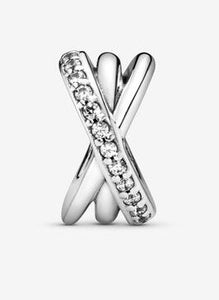 Pandora Sparkling & Polished Lines Spacer Charm - Fifth Avenue Jewellers