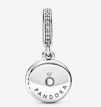 Load image into Gallery viewer, Pandora Sparkling Red Disc Double Dangle Charm - Fifth Avenue Jewellers
